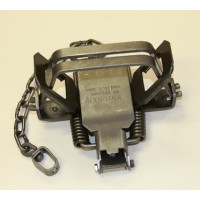 Bridger No.2 x 4 coil Dogless Laminated Offset Jaws , complete with Jake chain setup