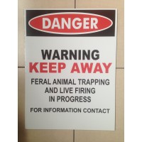 Safety Sign Large - Corflute