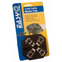 4 Hole Safety Mouse Trap - Pack of 2 **FREE HAND SANITIZER**