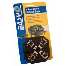4 Hole Safety Mouse Trap - Pack of 2 **FREE HAND SANITIZER**